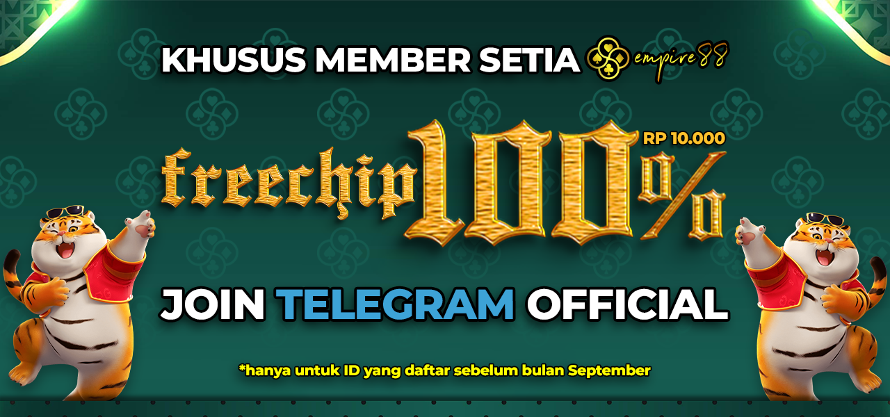 FREE CHIP TELEGRAM KHUSUS MEMBER SETIA